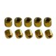 thumbnail image 1 of 10 anillos guía para caña de pescar, reparación de guías de caña DIY Cilíndrico Dorado 04, 1 of 5
