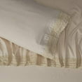 thumbnail image 4 of Amrapur Overseas Ensemble de Draps en Dentelle Crochetée 3 Pcs 1MFLACEG-LIN-TN, Jumeau, Lin, 4 of 4