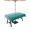 Teal, variant on Outdoor Tablecloths with Umbrella Hole & Zipper, Red Green Ombre Tablecloth Rectangle 60x84 Inch, Modern Art Gradient Orange Waterproof Table Cloth, Patio/Pool/Picnic Table Covers
