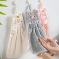 thumbnail image 6 of Clearance! Fdelink Hand Towel Little Pig Towel Household Cute Absorbent Kitchen Towel Lazy Rag Towel Towel Children's Hand Towel Grey, 6 of 8