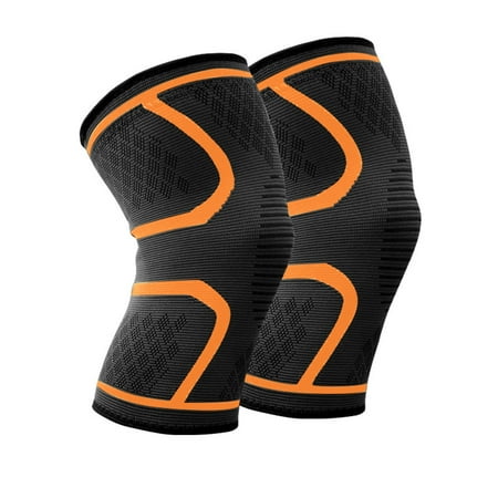 

JunDanmall 2Pcs Sports Breathable Knee Pads Support Braces Protectors for Running Hiking