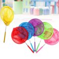 thumbnail image 4 of FRCOLOR Extendable Net 6pcs Stainless Steel Colorful Kids Retractable Extendable Telescopic Net for Bugs Insect Small Fish Catching,33.46"X7.48"X0.59", 4 of 4