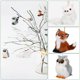 thumbnail image 4 of Adornos navideños Skylety Woodland Animal, 10 unidades, piel sintética, 4 of 6