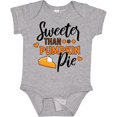 thumbnail image 3 of Inktastic Thanksgiving Sweeter Than Pumpkin Pie Boys or Girls Baby Bodysuit, 3 of 5