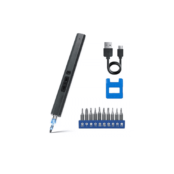 Juego De Desarmadores Precisión Eléctrico Mini Celular negro