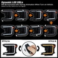 thumbnail image 7 of Spec-D Tuning Black Full LED Switchback Projector Headlights w/ Sequential LED Signal & LED DRL w/ Startup Animation Compatible with 2018-2020 Ford F-150 Halogen Models, Left + Right Pair, 7 of 7
