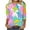 Pink, variant on ICHUANYI Women's Easter Print T-shirt New Trending 3/4 Sleeves Blouse Crew Neck Casual Tops Summer 2024