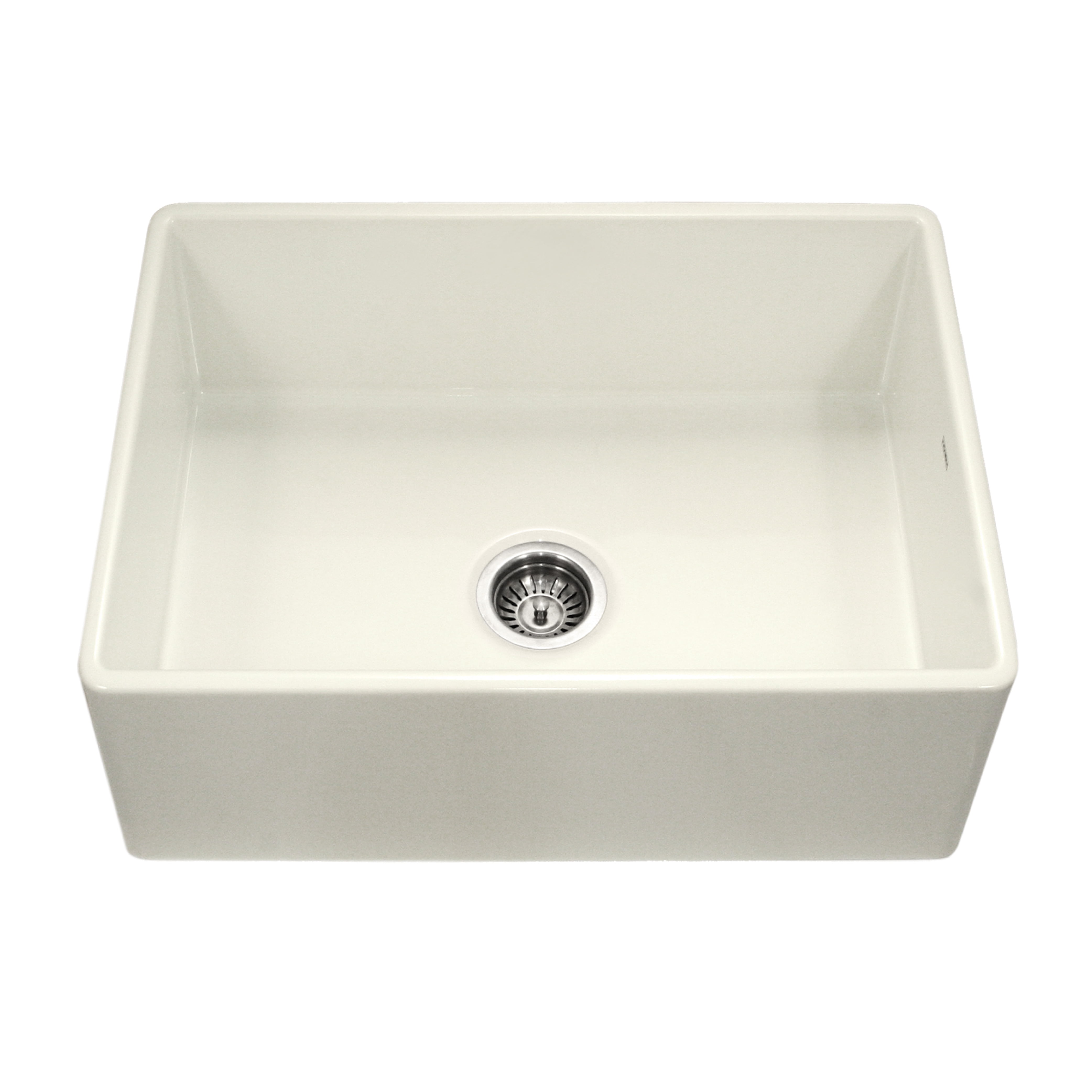 Houzer Platus Series A Front Fireclay Single Bowl Kitchen Sink Houzer Platus Series A Front Fireclay Single Bowl Kitchen Sink 33 White