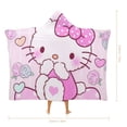 thumbnail image 2 of Hello Kitty Blanket Hoodie, Wearable Blanket, Cloak Hooded Throw Blanket, Soft Warm Fluffy Blankets for Bed Couch Sofa, 2 of 8