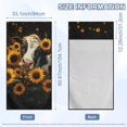 thumbnail image 5 of ZUXONGSY Car Seat Cover Towel Cow Sunflower Print Protection for Front Bucket Seats Sweat Athletic Running Towel Seat Covers Seat Protector for Dog, Pets, 5 of 8