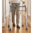 thumbnail image 3 of DMI Walkerballs Precut Walker Tennis Ball Glides, Fit Most Walkers, 1 Pair, Grey, 3 of 9