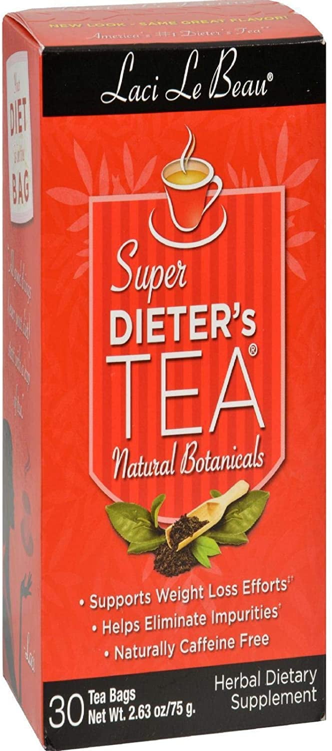 Laci Le Beau Super Dieters Tea All Natural Botanicals Caffeine Free Tea