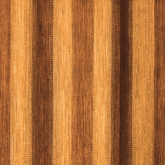 Ahgly Company Indoor Square Abstract Orange Modern Area Rugs, 4' Square