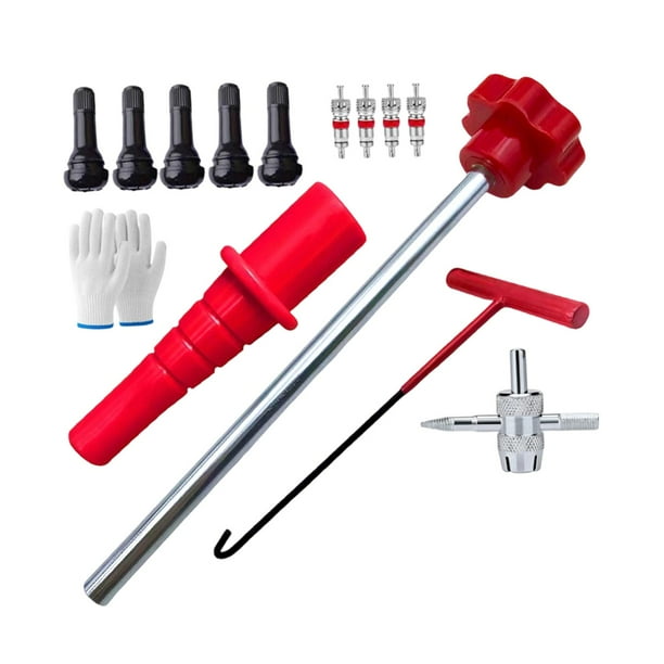 Herramienta de cambio rápido de válvula de neumático Herramientas de reparación Extractor de vástago de válvula de neumático resistente Estilo A