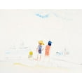 thumbnail image 2 of Demuth, Charles 24x20 White Modern Wood Framed Museum Art Print Titled - Two Women and Child on Beach, 2 of 4