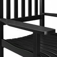 thumbnail image 6 of ZENY Outdoor Rocking Chairs, Black, 6 of 10