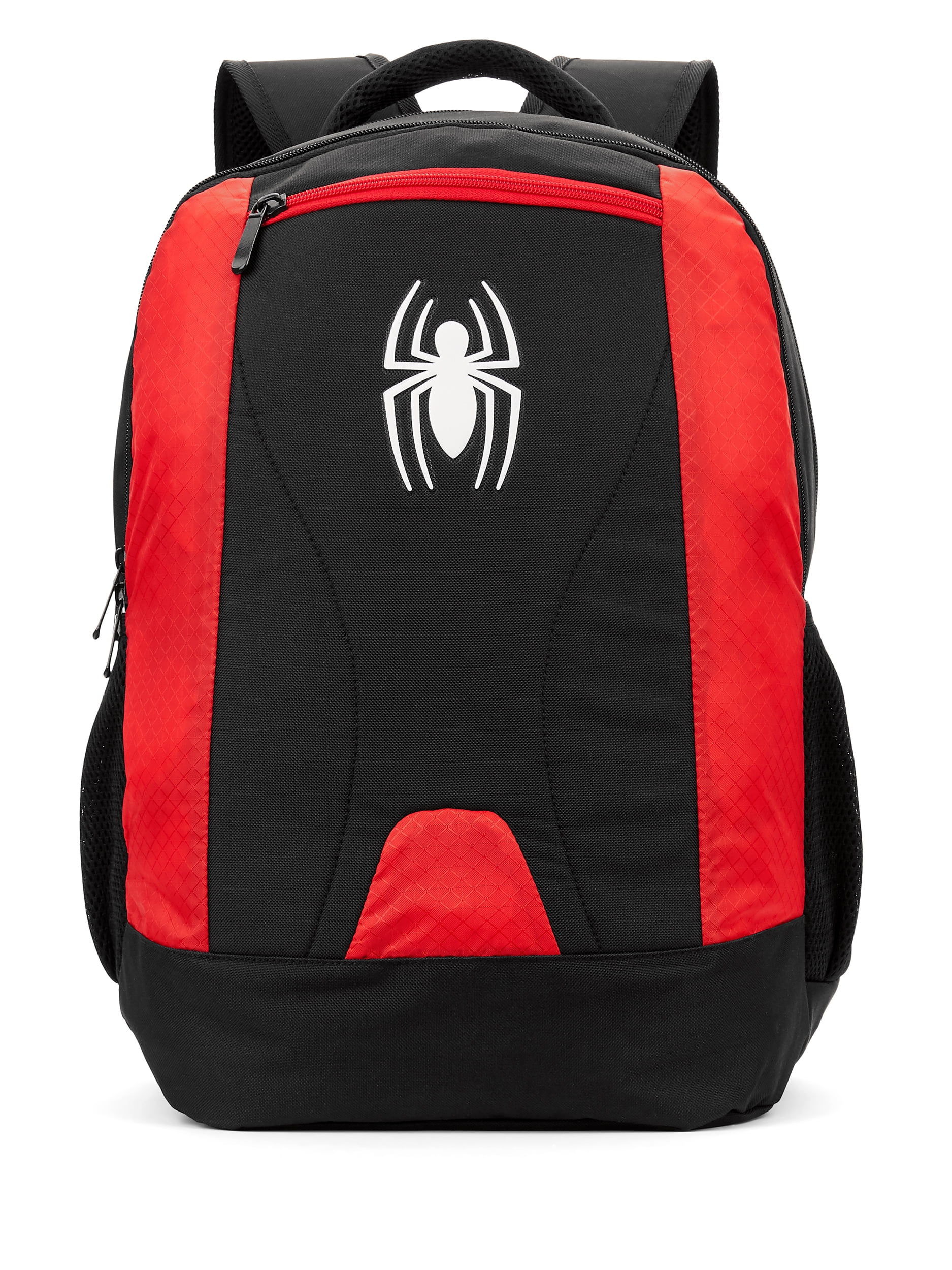 Marvel Spiderman Large Black/Red Messenger School & Book Bag for Kids Boys New 
