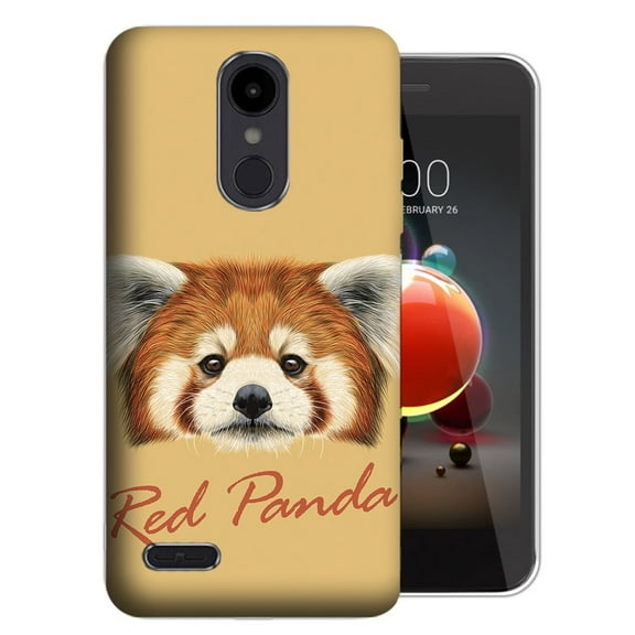 MUNDAZE LG Aristo 3 / 2 / Tribute Dynasty / Zone 4 Red Panda Design TPU Gel Phone Case Cover