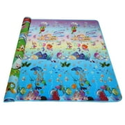 Baby Kids Play-Mat Picnic Cushion Crawling Mat Children Two Sides Playing Activity Pad 2x1.8m GlSTE
