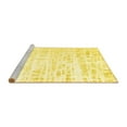 thumbnail image 2 of Ahgly Company Machine Washable Indoor Rectangle Solid Yellow Modern Area Rugs, 2' x 3', 2 of 4