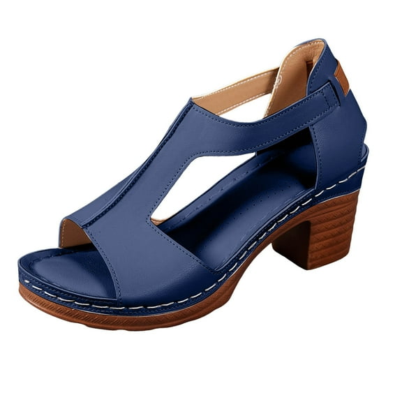 YLYL Platform Wedge Sandals for Women 2026 Dressy Casual Open Toe Ankle Strap Summer Vacation Shoes