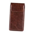 thumbnail image 2 of Riñonera para teléfono para personas mayores, funda para teléfono, billetera, riñonera para hombre Marrón, 2 of 9