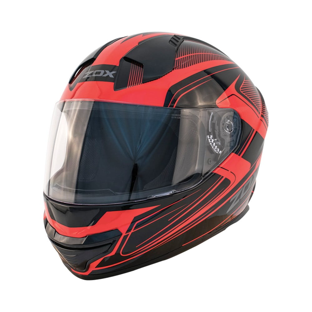 Zox Thunder R2 Drive Motorcycle Helmet Red - Walmart.com - Walmart.com