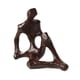 thumbnail image 4 of Estatua de pensador abstracto de resina, adorno de mesa, escultura, figura, estatua para mesa de comedor, Bar, estudio, decoración de sala de estar Marrón, 4 of 8