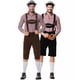 thumbnail image 3 of Disfraces de Halloween 2024 M-XXL Traje de cerveza para hombre, traje con pechera, traje de cerveza alemán, camisa a cuadros, 3 of 5