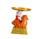 thumbnail image 4 of Bandeja con figura de gato, decoración del hogar, llavero moderno decorativo chino, estatua de gato para Naranja, 4 of 7