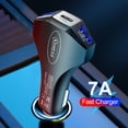 thumbnail image 4 of Kraoden Car Charger One to Three, QC3.0 Fast Charging Compatible with USB USB-C Devices, Intelligent Auto Current Allocation, Multi-Device Support, Universal Vehicle Compatibility, 4 of 6