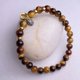 thumbnail image 1 of Pulsera elástica de perlas naturales de agua dulce, brazalete con cuentas de arcoíris, conector CZ, regalo para niñas, 1 of 4