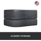 thumbnail image 2 of Teclado ergonómico inalámbrico Logitech Ergo K860 con reposamuñecas - Disposición de teclado dividida para Windows/Mac, conectividad Bluetooth o USB (renovado), 2 of 5