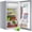 Silver, variant on Bingirl 3.2 Cu.Ft Mini Fridge with Freezer, 91L Energy-Efficient Single-Door Sliver Mini Fridge