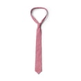 thumbnail image 3 of Abstract Necktie, Warm Tone Stars with Dots, Dress Tie, 3.7", Pastel Pink and Baby Pink, by Ambesonne, 3 of 3