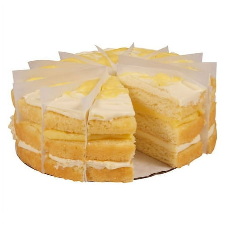 Sweet Street, 14 Slice 3 Layer Lemonade Iced Cake With Lemon Curd, 4.062 lb. (2 Count)