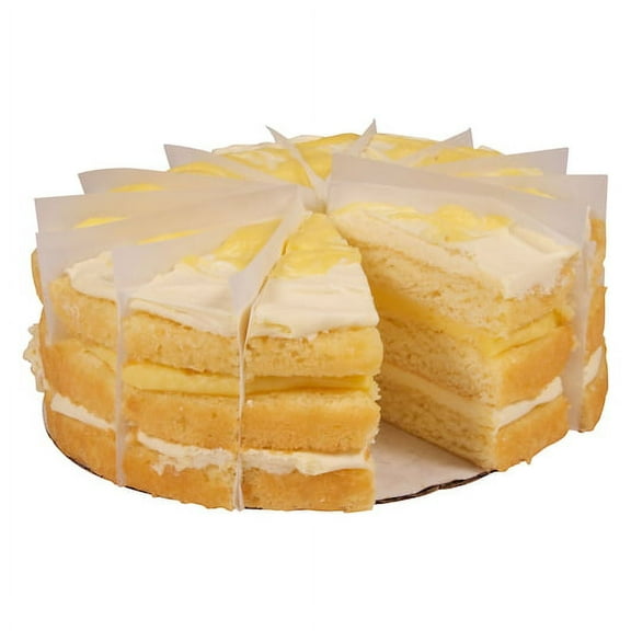 Sweet Street, 14 Slice 3 Layer Lemonade Iced Cake With Lemon Curd, 4.062 lb. (2 Count)