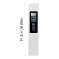 thumbnail image 3 of BotaniNest 4 In 1 Digital Water Tester Drinking ，Portable Drinking Water Detector Of Measuring TDS PH And Temperature. It Precise And Readings.Pen Shaped Design Suitable For Households, 3 of 7