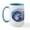 White/Blue Inside, variant on CafePress - Dolphin Bunny Rabbit Easter Large Mug - 15 oz Ceramic Large White Novelty Mug