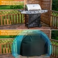 thumbnail image 5 of Grill Cover,58 inch Grill Covers for Backyard Grill,Heavy Duty Grill Cover for Outdoor Waterproof Gas Grill Cover,UV and Fade Resistant BBQ Cover for Grills up to 56-in Width,Black, 5 of 11