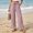 Wine, variant on Gamviast Womens Striped Wide Leg Pants Elastic Waist Drawstring Side Slit Casual Palazzo Trousers with Pockets Lightweight Beach Pants for Vacation Lounge Summer Wear Navy L