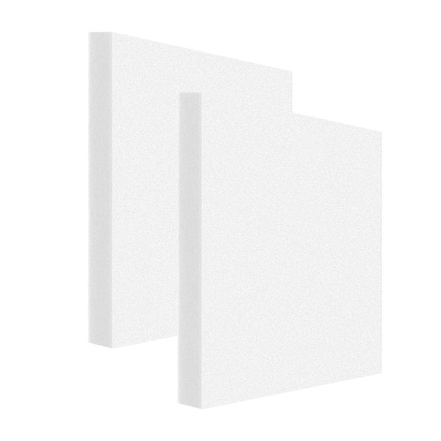 2 láminas de espuma para manualidades, insertos de espuma, placas de espuma para manualidades hechas a mano. Blanco 30x20x2CM