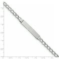 thumbnail image 3 of 14k WG Polished ID with Semi-Solid Cuban Bracelet (Weight: 5.46 Grams, Length: 7 Inches), 3 of 3