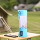 thumbnail image 5 of Mini máquina eléctrica para hacer jugo de 380ML, seis cuchillas, 800mAh/1800mAh, suministros para viajes al aire libre, 5 of 6