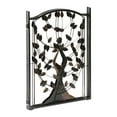 thumbnail image 3 of ETNA 3-Panel Foldable Dog Gate Freestanding Dog Gate Metal Tri-Fold Tree of Life, 3 of 8
