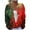 C11-Multicolor&ugly christmas sweater women, variant on QATAINLAV Woman Winter Sweaters Christmas Cute Knitted Cardigans Loose Casual Button Open Front Long Sleeve Tops, Multicolor, XXXL