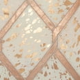 thumbnail image 5 of Nourison Sofia Metallic Diamond Rose Gold Decorative Throw Pillow , 18" x 18", 5 of 5