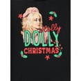thumbnail image 2 of Wonder Nation Girls Holly Dolly Christmas Graphic Tee, Sizes 4-18, 2 of 3