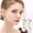 Silver, variant on Cultured Pearl Earrings And Ear Clips For Women Silver Dangle Earring With  Zirconia