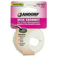 thumbnail image 2 of Jandorf 61623 Desk Grommet, 1-3/4 in Dia Cable, Polystyrene, Pure White, 2 of 3